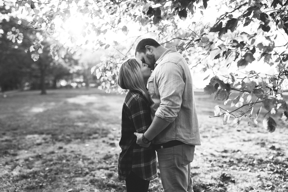 Charles River esplanade engagement session